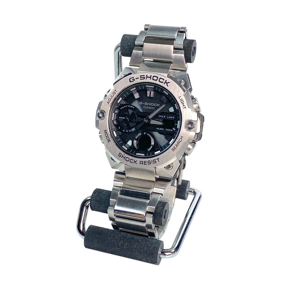 Casio G-Shock G-Steel GST-B400D-1A Tough Solar Bluetooth Stainless Steel Watchv